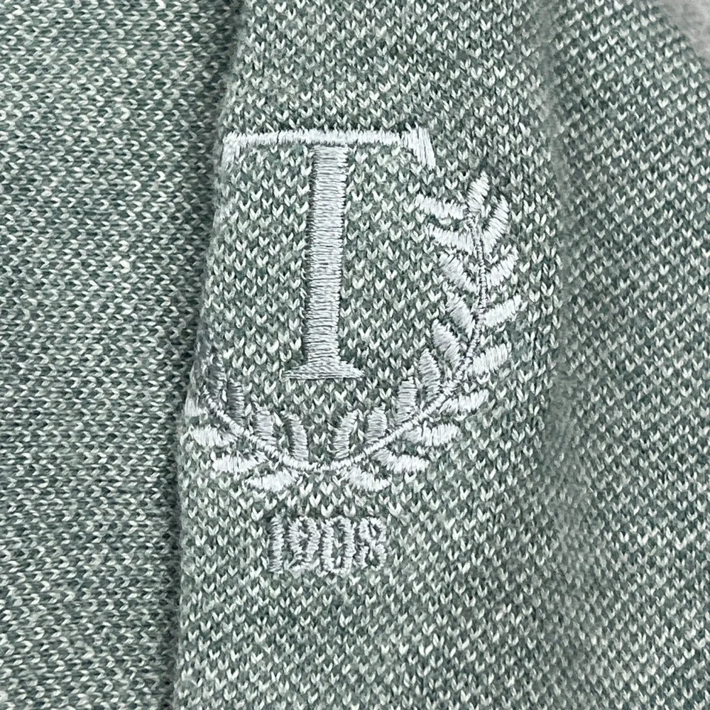 Peter Millar Sweater Mens Large Green 1/4 Zip Pullover Golf Crown Sport MF16ES04